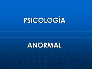 Psicología anormal