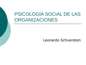 Psicología social de las organizaciones en Argentina