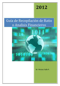 Ratio y análisis financiero
