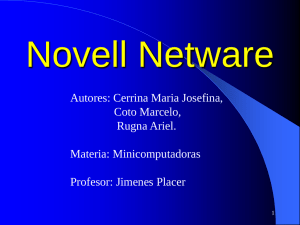 Redes Novell Netware