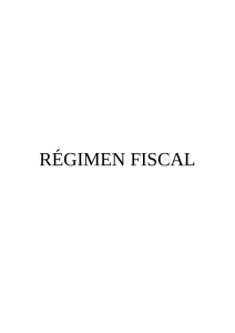R&eacute;gimen Fiscal