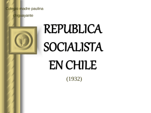 Republica socialista en Chile