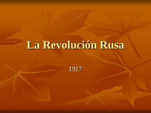 La Revolución Rusa 1917