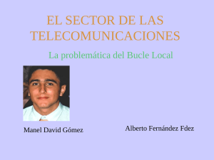 Sector de Telecomunicaciones: El bucle local
