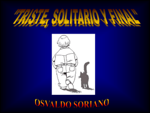 Triste, solitario y final; Osvaldo Soriano