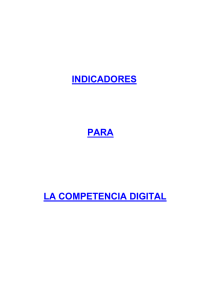 INDICADORES COMPETENCIA TIC