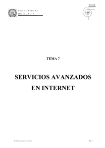 Internet con Netscape - Universidad de Murcia