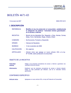 BOLETÍN 4671-03  I. DESCRIPCIÓN