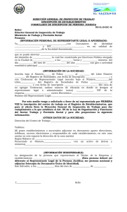 formulario de inscripcion de persona juridica