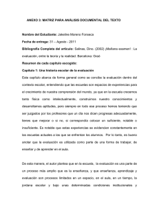 ¡Mañana examen! La evaluación, entre la teoría y la realidad