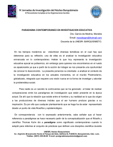 IV Jornadas de Investigación del Núcleo Barquisimeto