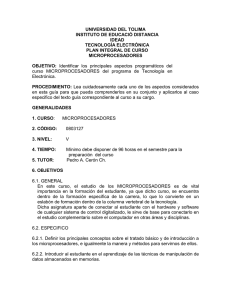 UNIVERSIDAD DEL TOLIMA INSTITUTO DE EDUCACI&Oacute; DISTANCIA IDEAD TECNOLOG&Iacute;A ELECTR&Oacute;NICA