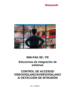 WIN-PAK SE / PE Soluciones de integración de sistemas