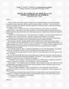 Manual de Guerra: Hijos de la Luz vs. Tinieblas (Qumr&aacute;n)