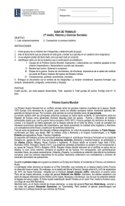 GUIA DE TRABAJO (1º medio, Historia y Ciencias Sociales)