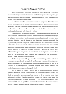 Filosofía Social y Política- Enrique González Fernandez