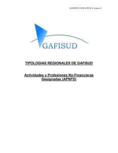 Tipologías Regionales de GAFILAT – Actividades y Profesiones No