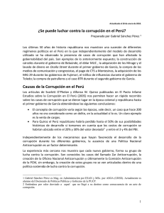 &iquest;Se puede luchar contra la corrupci&oacute;n en el Per&uacute;?