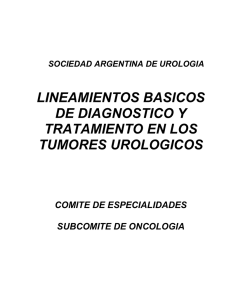 lineamientostumores - Sociedad Argentina de Urología