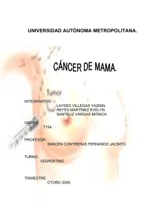 Cancer de mama - ENVIA - Universidad Autónoma Metropolitana