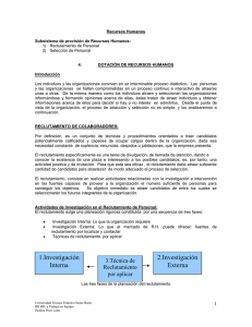 unidad ii : administracion de recursos humanos - ramos on