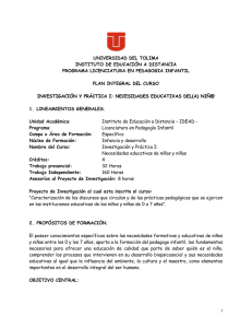 UNIVERSIDAD DEL TOLIMA INSTITUTO DE EDUCACI&Oacute;N A DISTANCIA