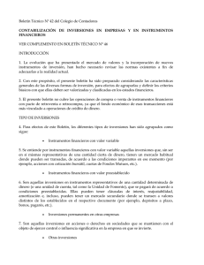 Boletín Técnico Nº 42 del Colegio de Contadores