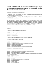 Decreto 175/2006, de 24 de noviembre, del Consell, por el que se