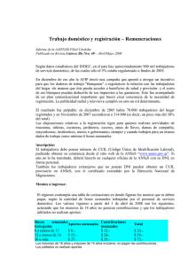 Trabajo doméstico y registración - Asociación Argentina de Derecho