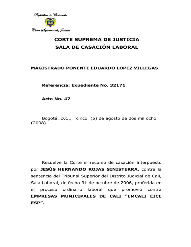 32171 - Corte Suprema De Justicia