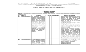 manual unico de estándares y de verificación