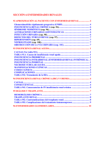 SECCIÓN 6 ENFERMEDADES RENALES