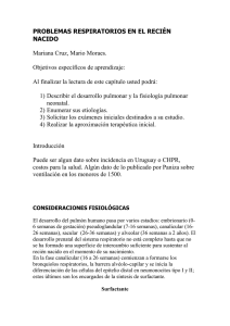 PROBLEMAS RESPIRATORIOS EN EL RECIEN NACIDO