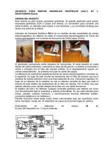 |APARATO PARA INDICAR ANOMAL&Iacute;AS GEOF&Iacute;SICAS (IGA