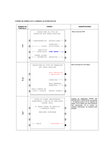 CÓMO SE OPERA EN CAJEROS AUTOMÁTICOS