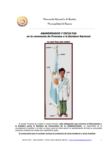 ABANDERADOS Y ESCOLTAS - Monumento Nacional a la Bandera