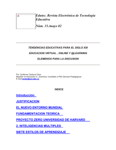 Tendencias educativas - Comunidad Virtual Tecnolog&iacute;a Educativa