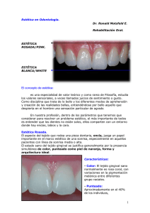 Estética en Odontología
