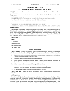 Reformas LXII Legislatura: Decreto 190. DOF 06-11-2014