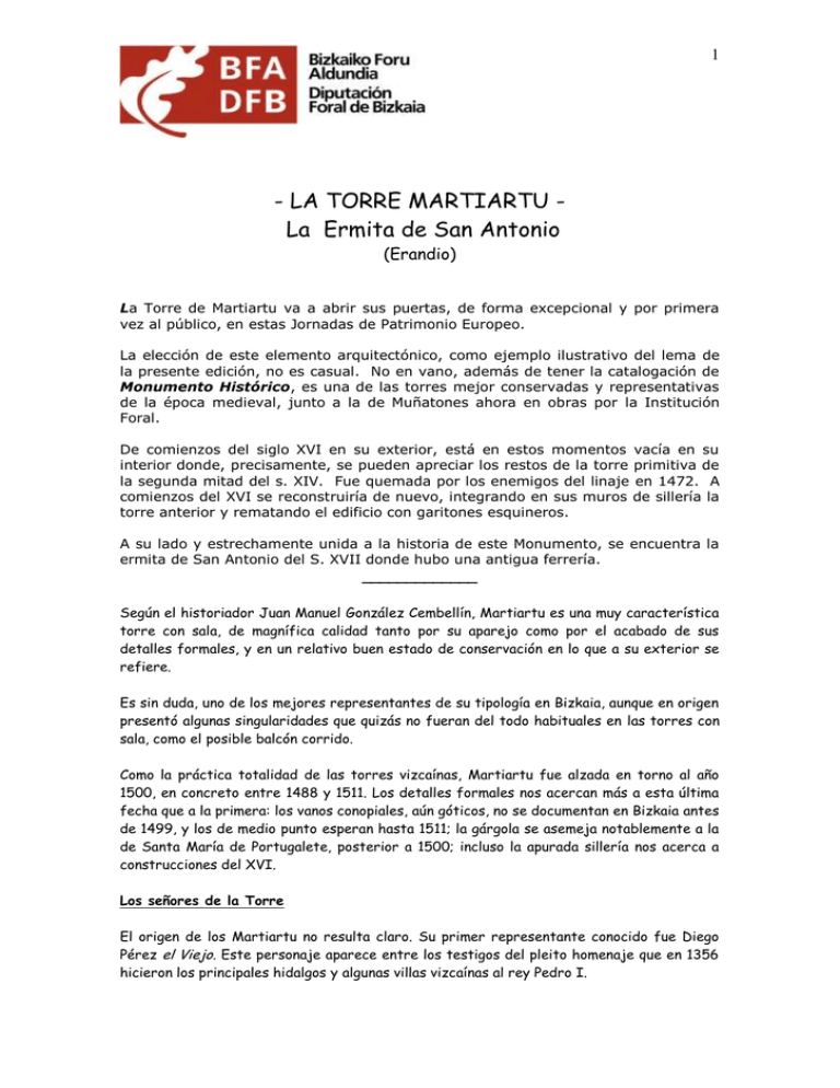 LA TORRE MARTIARTU