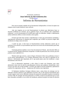 Juan Informe de Herramientas - Ejercicios - estupendo