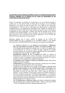 Circular medios de pago con tarjetas
