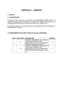 &ndash; OBJETO CAPITULO I