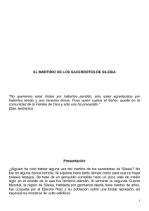 EL MARTIRIO DE LOS SACERDOTES DE SILESIA