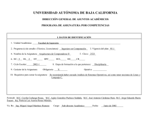 UNIVERSIDAD AUTÓNOMA DE BAJA CALIFORNIA DIRECCIÓN GENERAL DE ASUNTOS ACADÉMICOS