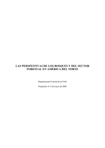 la perspestiva de los bsoques y la silcicultura en américa del norte