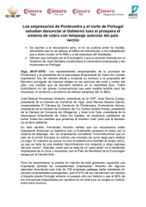 nota de prensa - Vigo - Cámara de Comercio de Vigo