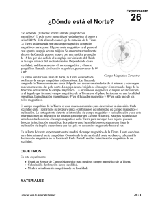 ¿Dónde está el norte? Exp 26