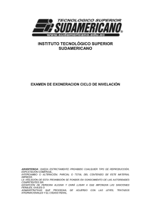 INSTITUTO TECNOLÓGICO SUPERIOR SUDAMERICANO