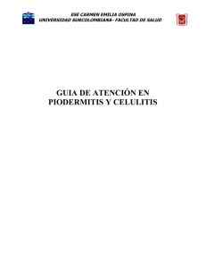 guia de atención en piodermitis y celulitis - Inicio